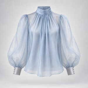 Lune Powder Organza Blouse