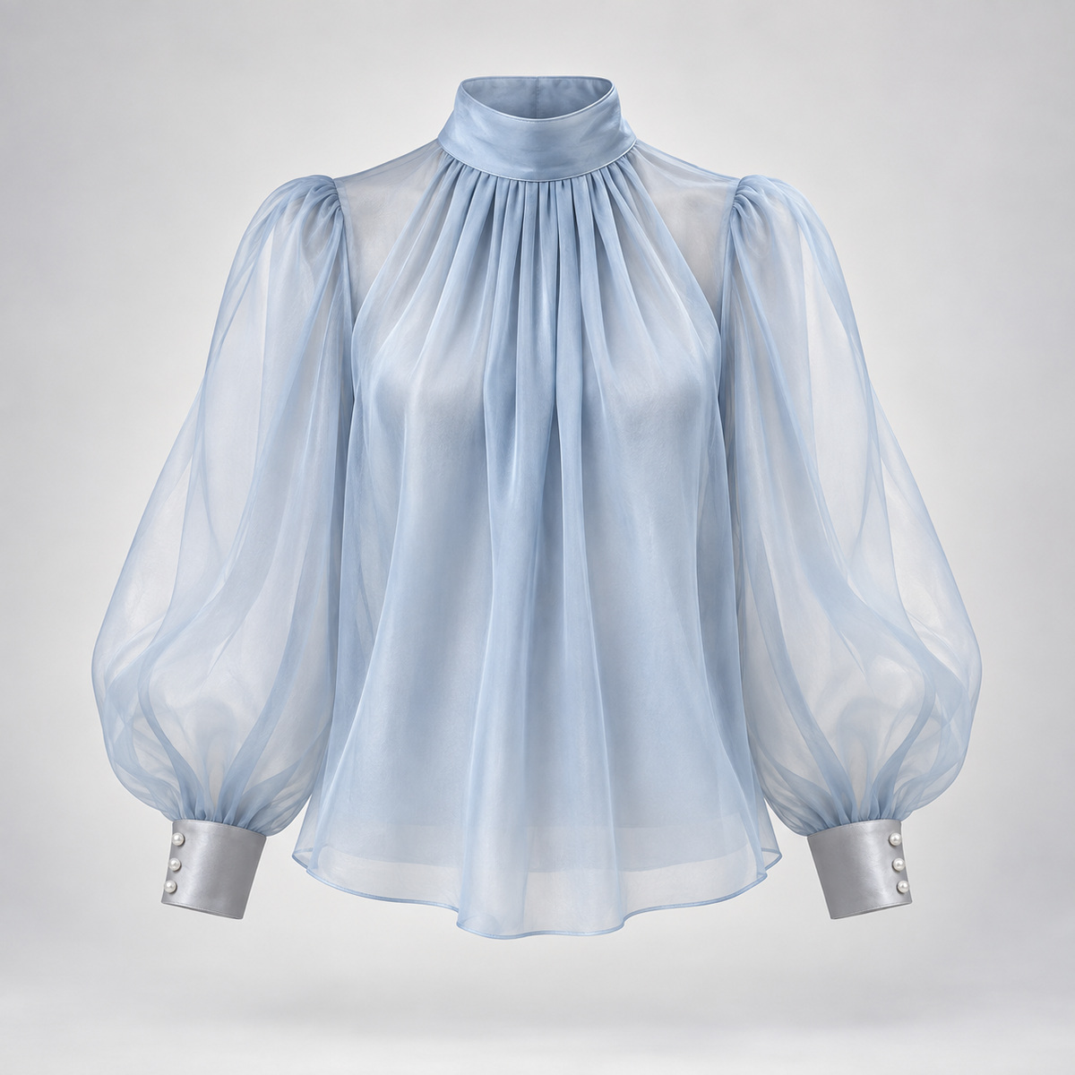 Lune Powder Organza Blouse